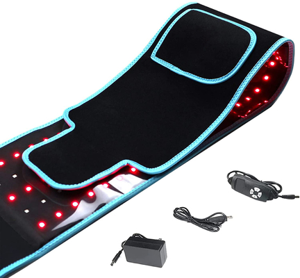 購入 赤い赤外線LEDライト療法ベルト850nm 660nmの背部痛みの軽減の覆い オンライン製造