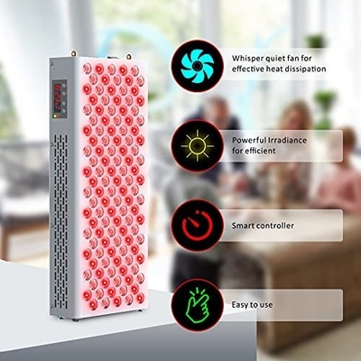 購入 600W 赤い光療法のパネルの半分ボディ 660nm は赤外線を導きました オンライン製造