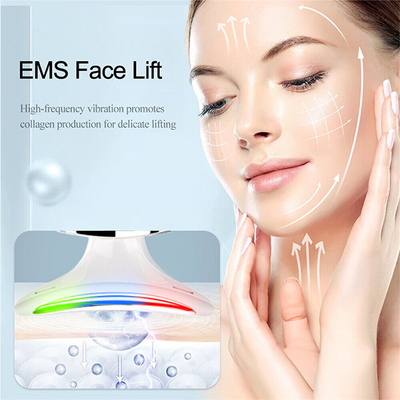 購入 ABSステンレス鋼 ネックリフティングマッサージ機 EMS LEDライトセラピー ネックと顔のための抗しびれ装置 オンライン製造