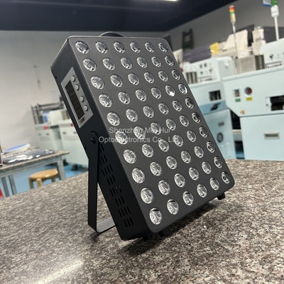 購入 顔ケア 赤光療法パネル 300W 携帯型 LED 療法装置 身体色 ピンクと黒 オンライン製造