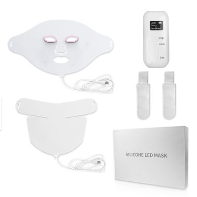 購入 Customizable LED Light Therapy Face Mask – Red, Infrared, Blue & Purple Light | Factory with CE FCC ROHS オンライン製造