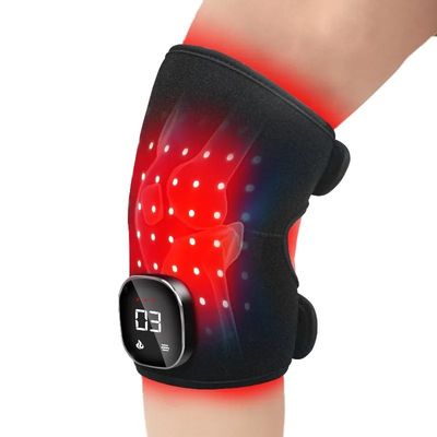 ワイヤレス リチャージ可能なコントローラー 赤光振動療法 マッサージ 関節/肘/肩の痛みを和らげるための膝支架