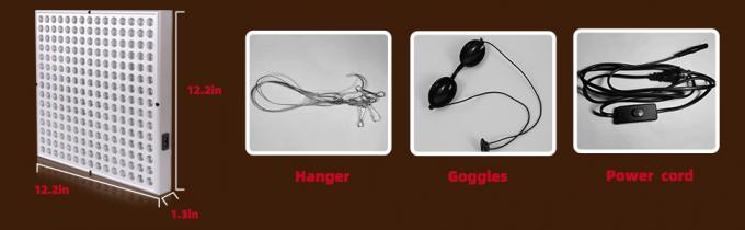 赤外線ランプ赤い導かれた軽い療法のパネル850nm 45wアルミニウムの近くの660nm 0